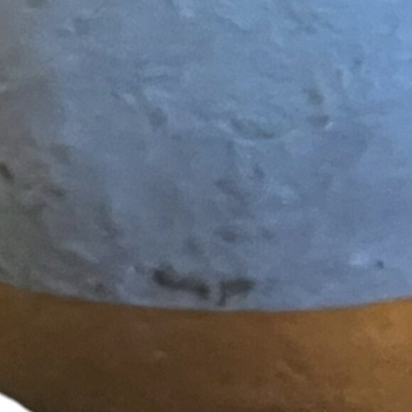 Concrete Apple Metallic Gold Paperweight Bookend Boho Decor 3.5" tall x 4" wide - Picture 8 of 9